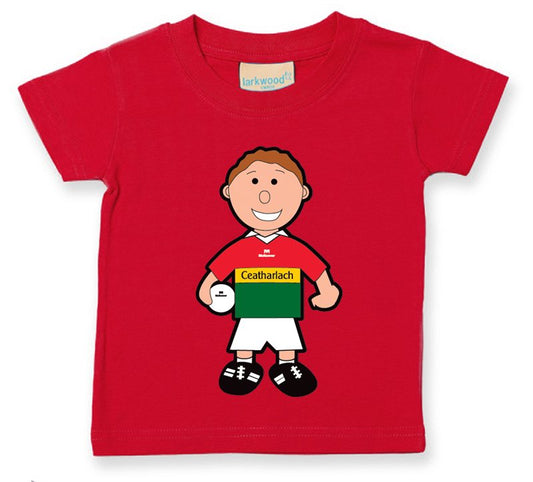 The GAA Store Carlow Baby Mascot Tee - Boys - Football - Red