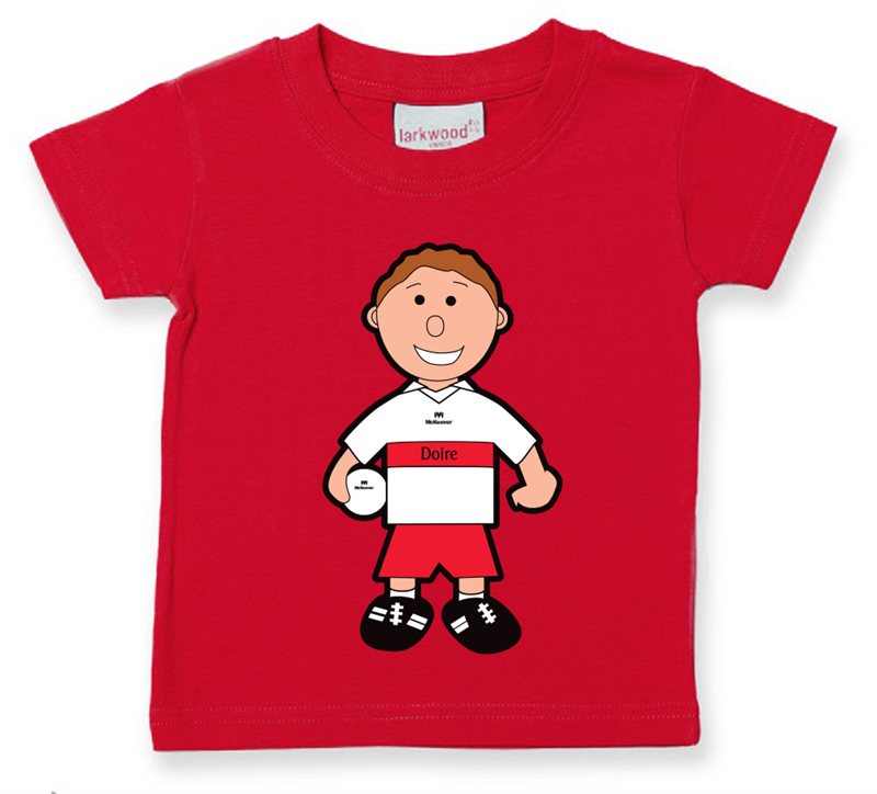 The GAA Store Derry Baby Mascot Tee - Boys - Football - Red