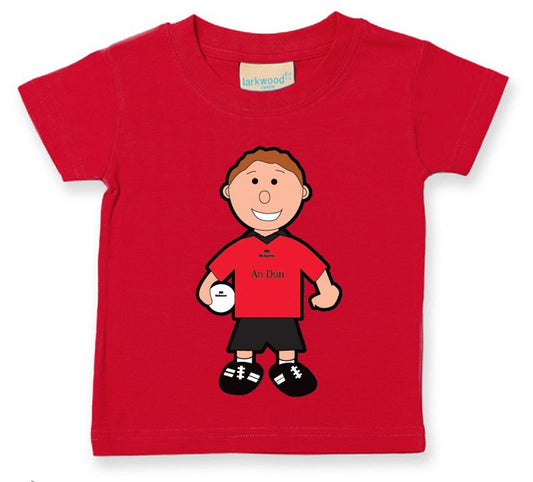 The GAA Store Down Baby Mascot Tee - Boys - Football - Red