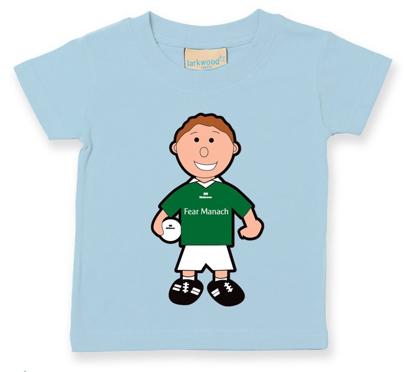 The GAA Store Fermanagh Baby Mascot Tee - Boys - Football - Pale Blue