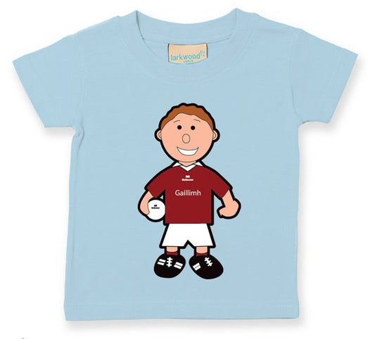 The GAA Store Galway Baby Mascot Tee - Boys - Football - Pale Blue
