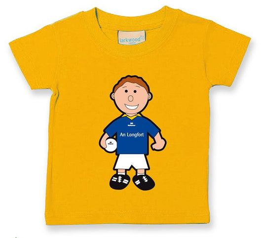 The GAA Store Longford Baby Mascot Tee - Boys - Football - Yellow