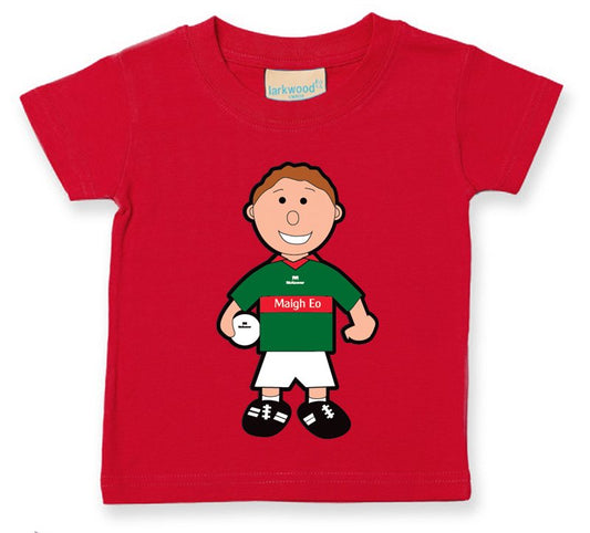 The GAA Store Mayo Baby Mascot Tee - Boys - Football - Red