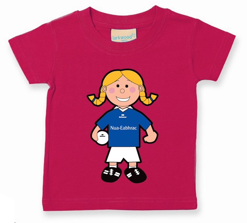 The GAA Store New York Baby Mascot Tee - Girls - Football - Fuchsia