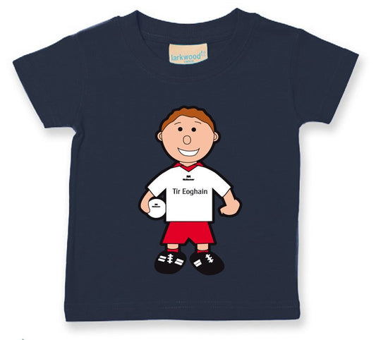 The GAA Store Tyrone Baby Mascot Tee - Boys - Football - Navy