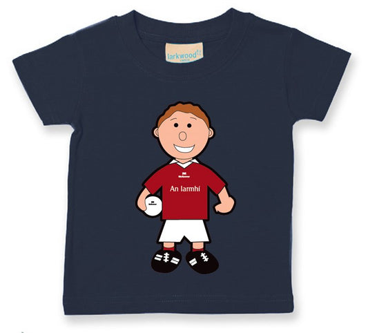 The GAA Store Westmeath Baby Mascot Tee - Boys - Football - Navy