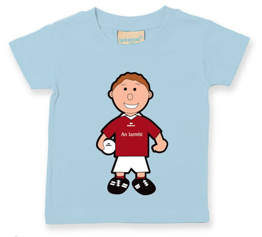 The GAA Store Westmeath Baby Mascot Tee - Boys - Football - Pale Blue