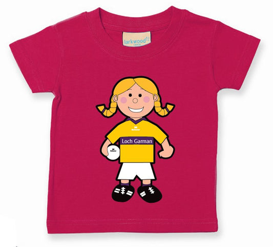 The GAA Store Wexford Baby Mascot Tee - Girls - Football - Fuchsia