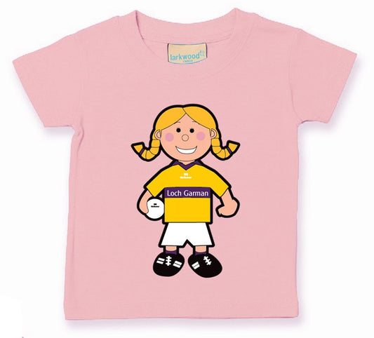 The GAA Store Wexford Baby Mascot Tee - Girls - Football - Pale Pink