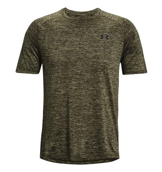 Under Armour Tech Short Sleeve Tee - Mens - Marine OD Green/Black