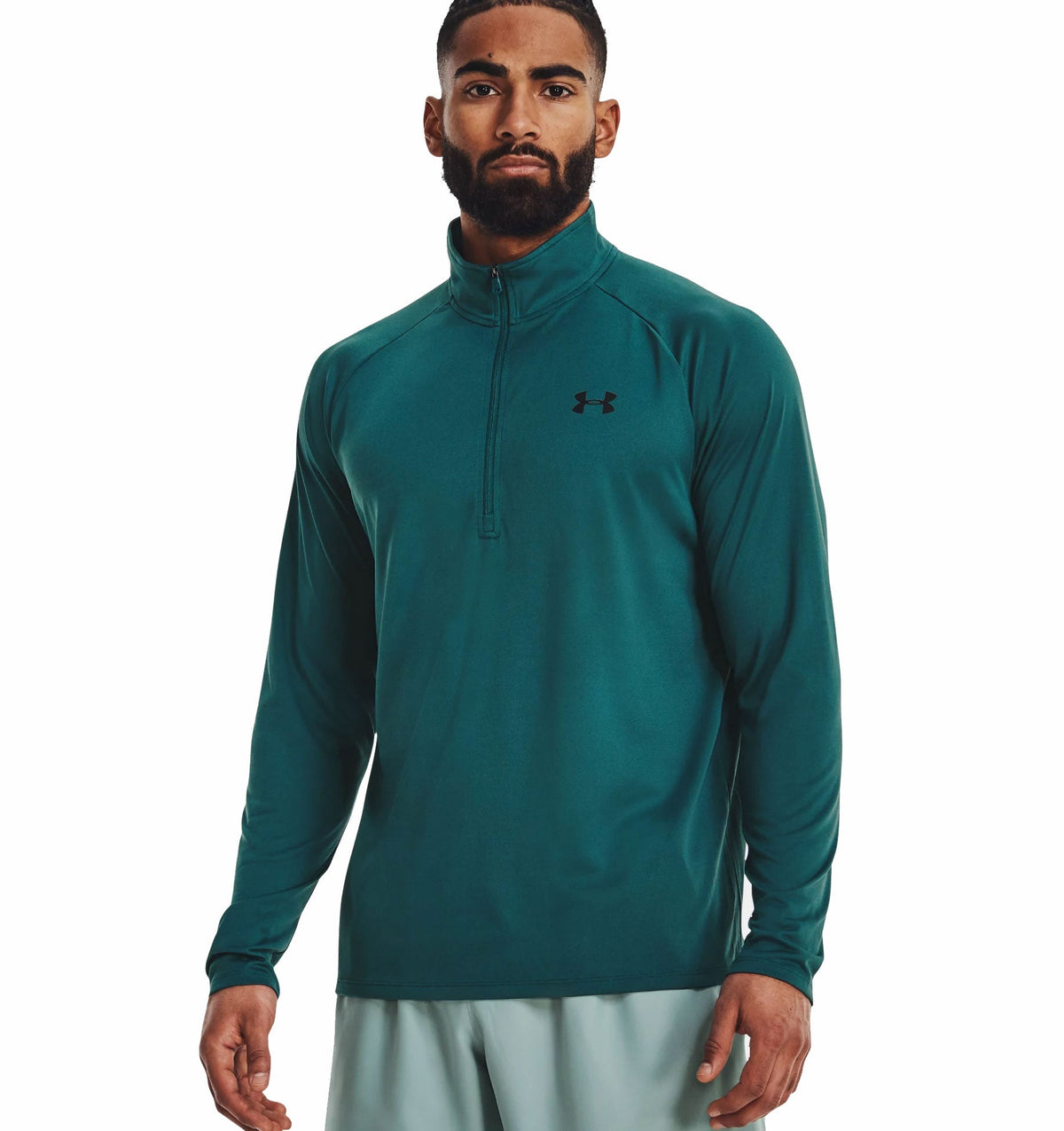 Under Armour Tech 1/2 Zip - Mens - Tourmaline Teal/Black