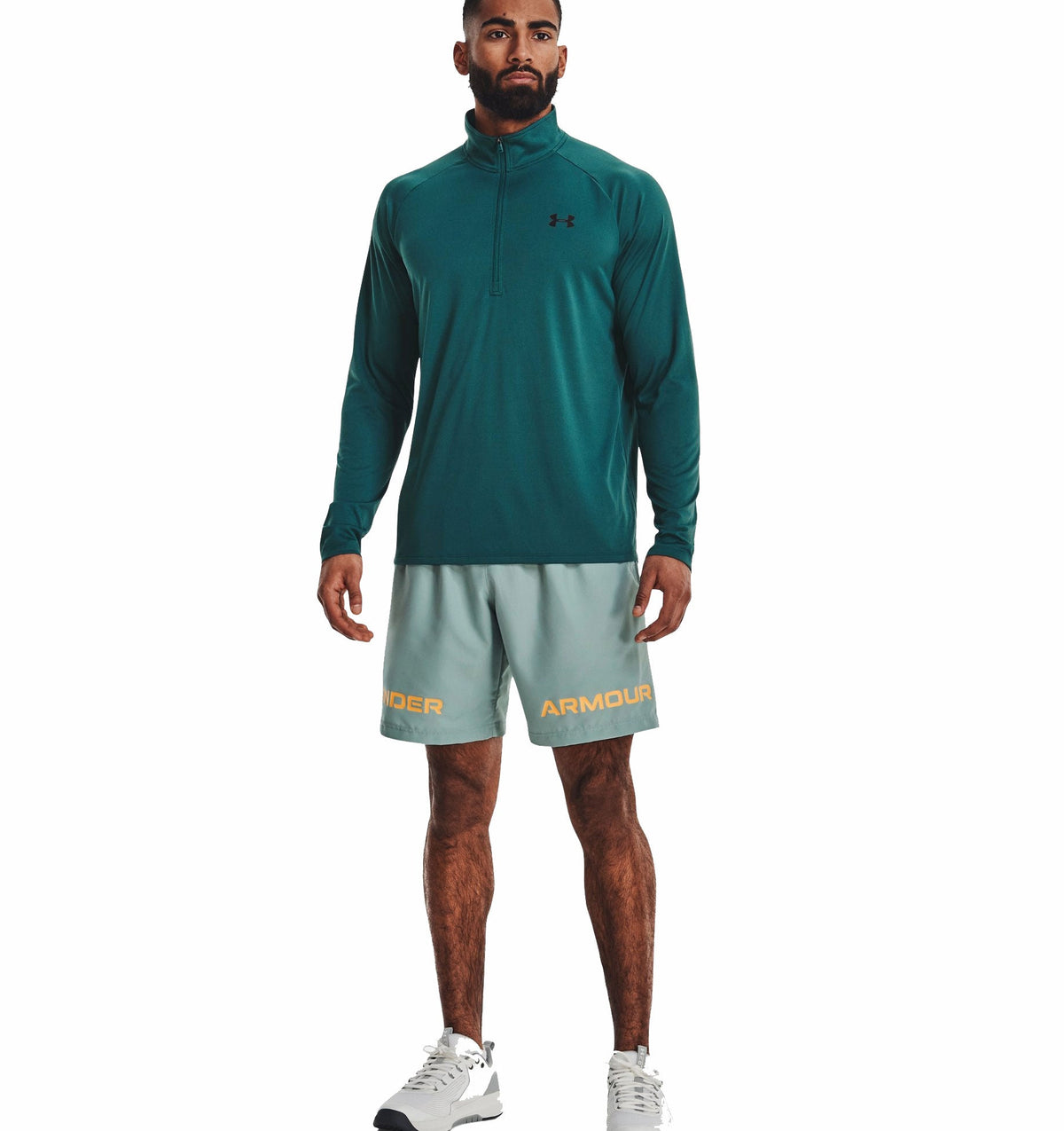 Under Armour Tech 1/2 Zip - Mens - Tourmaline Teal/Black