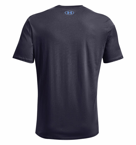Under Armour Team Issue Wordmark Short Sleeve Tee - Mens - Tempered Steel/White
