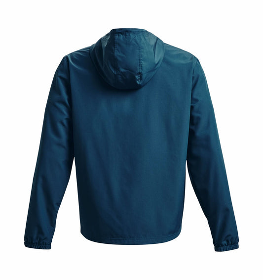 Under Armour Sportstyle Windbreaker Full Zip Jacket - Mens - Petrol Blue/Fuse Teal