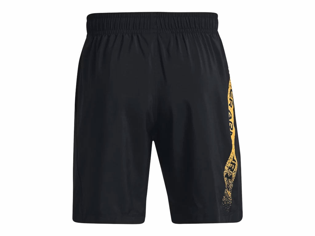 Under Armour Woven Graphic Shorts - Mens - Black/Rise