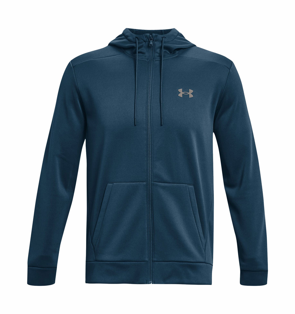 Under Armour Armour Fleece Full-Zip Hoodie - Mens - Petrol Blue/Pewter