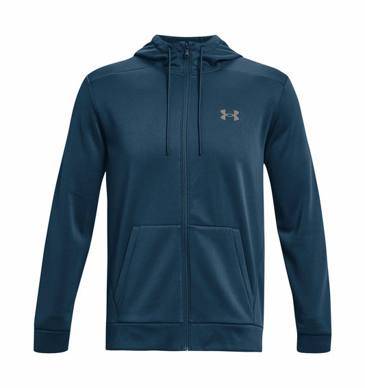 Under Armour Armour Fleece Full-Zip Hoodie - Mens - Petrol Blue/Pewter