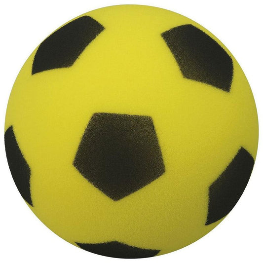Precision Training 200mm Painted Foam Soccer Ball - Yellow/Black