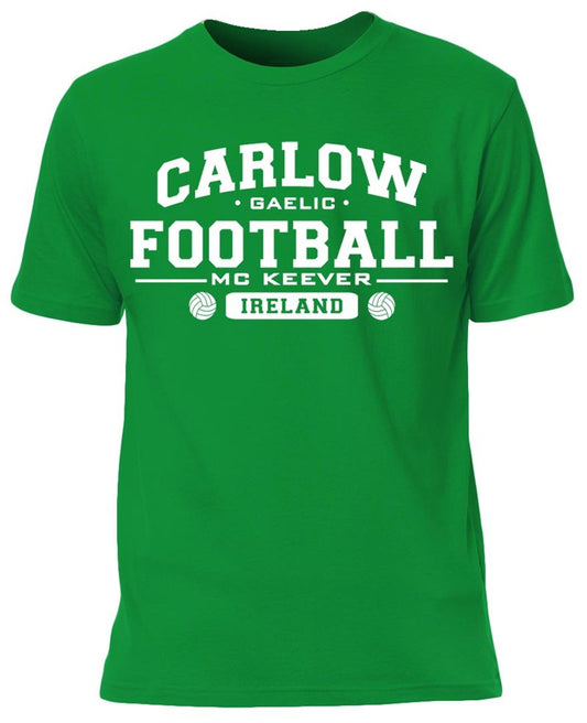Mc Keever Carlow Football GAA Supporters Tee - Mens - Green