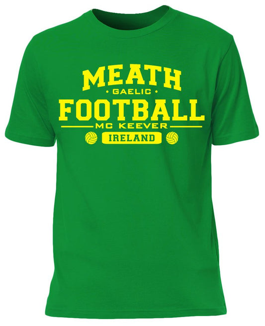 Mc Keever Meath Football GAA Supporters Tee - Mens - Green