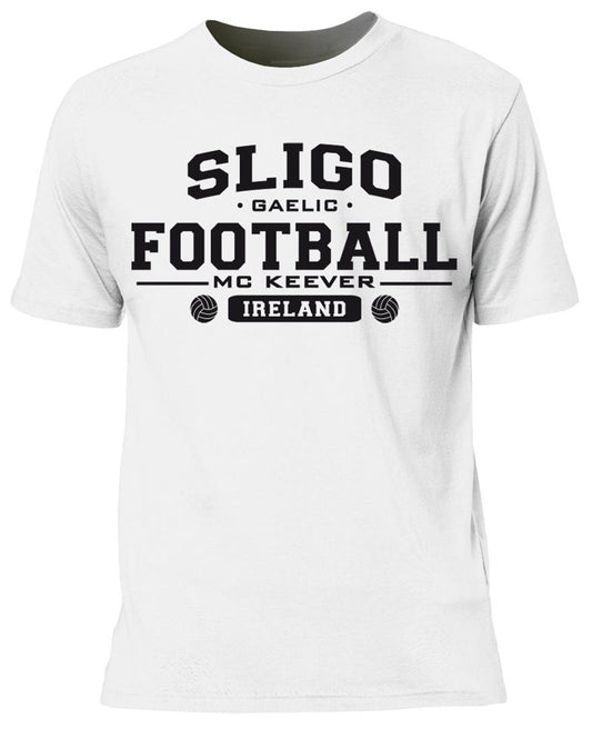 Mc Keever Sligo Football GAA Supporters Tee - Mens - White