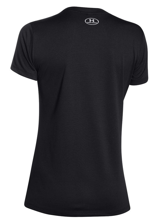Under Armour Tech Short Sleeve V-Neck Tee - Womens - Black
