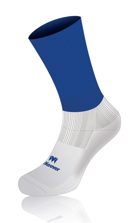 Mc Keever Pro Mid Plain Socks - Adult - Royal/White