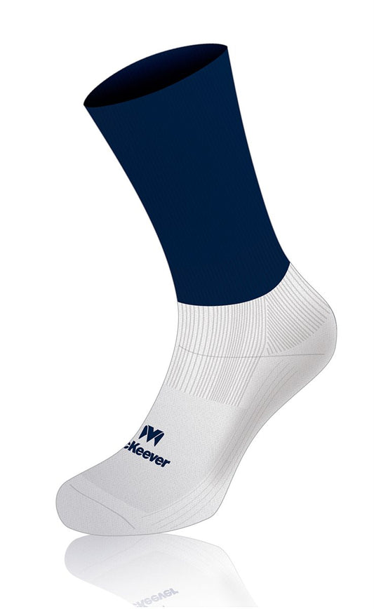 Mc Keever Pro Mid Plain Socks - Youth - Navy/White