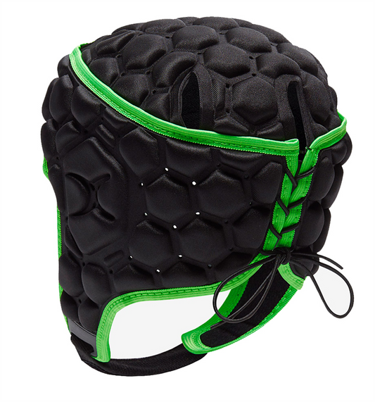 Gilbert Headguard Falcon 200 - Adult - Black/Green