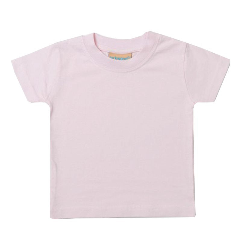 Larkwood Baby Plain Tee - Pale Pink