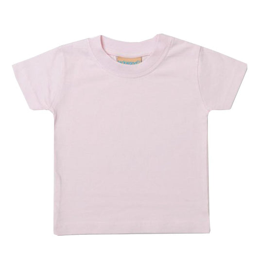Larkwood Baby Plain Tee - Pale Pink
