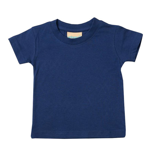 Larkwood Baby Plain Tee - Navy