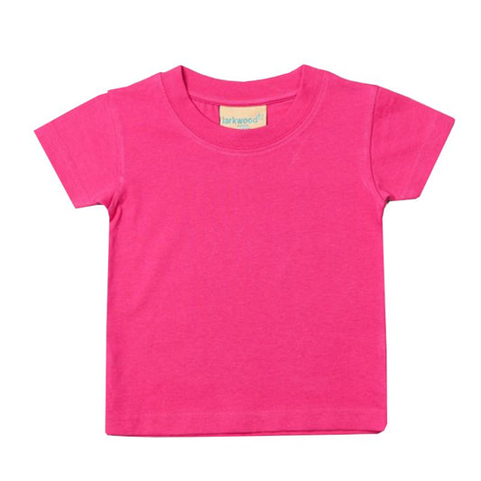 Larkwood Baby Plain Tee - Fuchsia