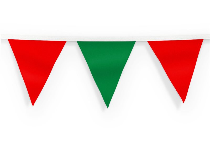 The GAA Store Bunting - Red & Green