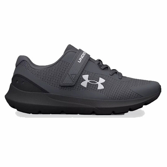 Under Armour Pre-School UA Surge 3 AC Shoes - Boys - Pitch Grey/Jet Grey/White