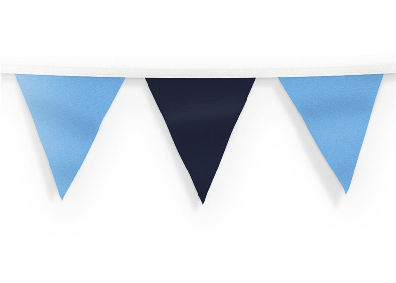 The GAA Store Bunting - Navy & Sky Blue