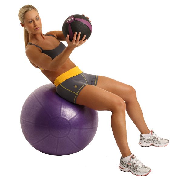 Fitness Mad Studio Pro Burst-Resistant Swiss Ball and Pump (55CM)