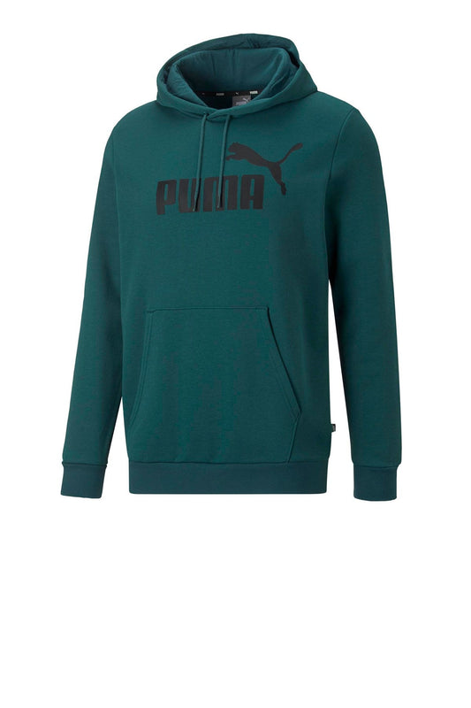 Puma Essentials Big Logo Hoodie FL - Mens - Varsity Green