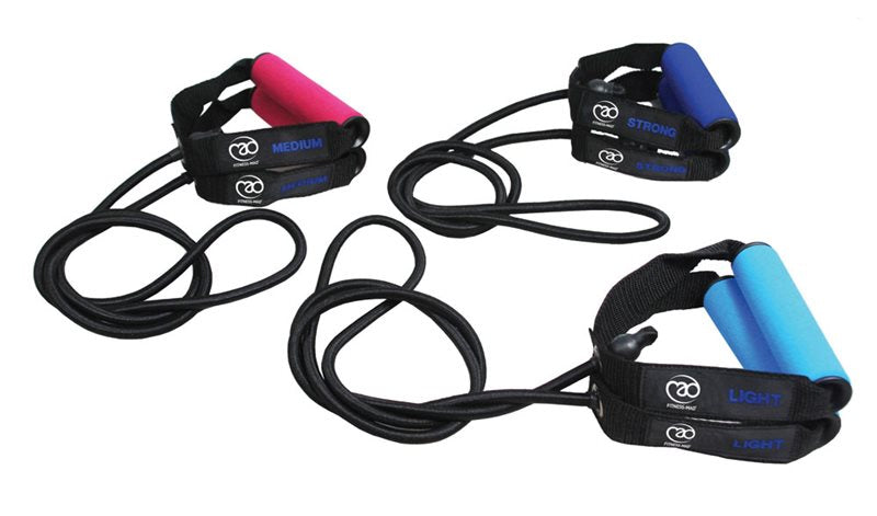 Fitness Mad Resistance Tube - Light, Medium and Strong