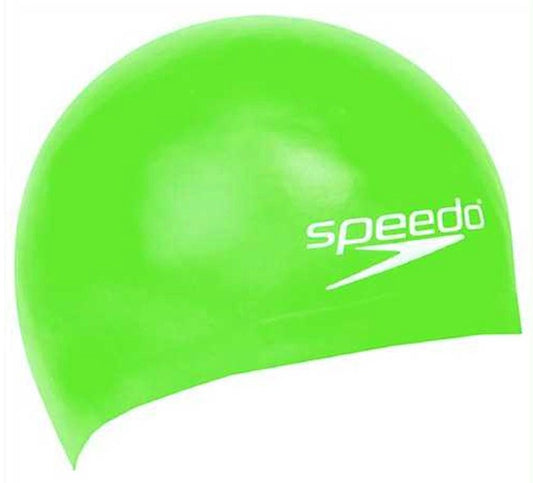Speedo Plain Moulded Silicone Swim Cap - Junior