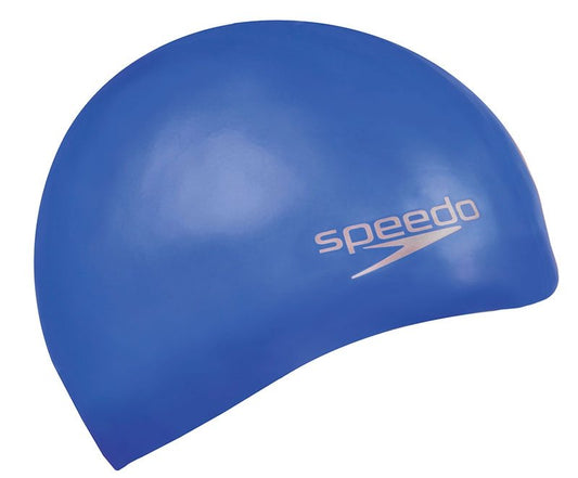 Speedo Plain Moulded Silicone Swim Cap - Senior