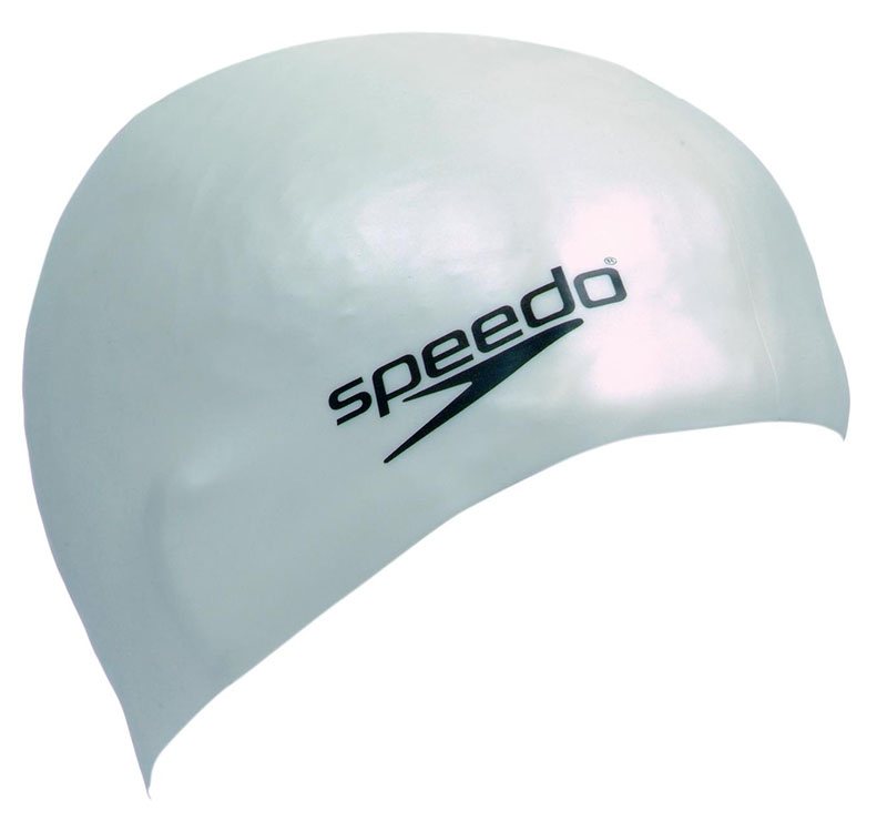 Speedo Plain Moulded Silicone Swim Cap - Senior