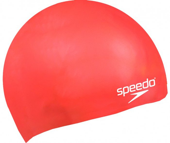 Speedo Plain Moulded Silicone Swim Cap - Senior