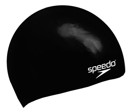 Speedo Plain Moulded Silicone Swim Cap - Senior