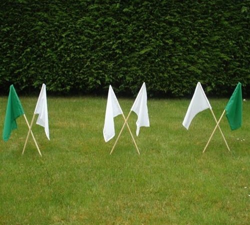The GAA Store Linesman/Umpire Flags Set of 6 - With Poles