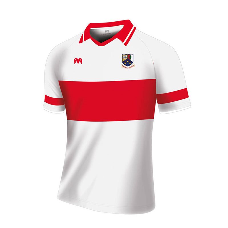 Mc Keever Whitehall Colmcille GAA Jersey - Youth - White/Red