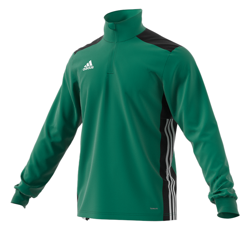 adidas Regista 18 1/4 Zip Training Top - Adult - Bold Green/Black