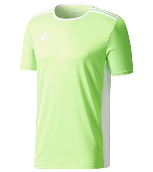 adidas Entrada 18 Jersey - Adult - Solar Green/White