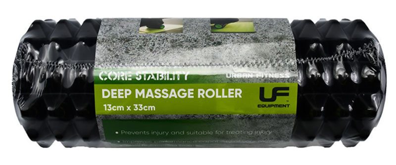UFE Deep Massage Roller 13cm x 33cm - Black