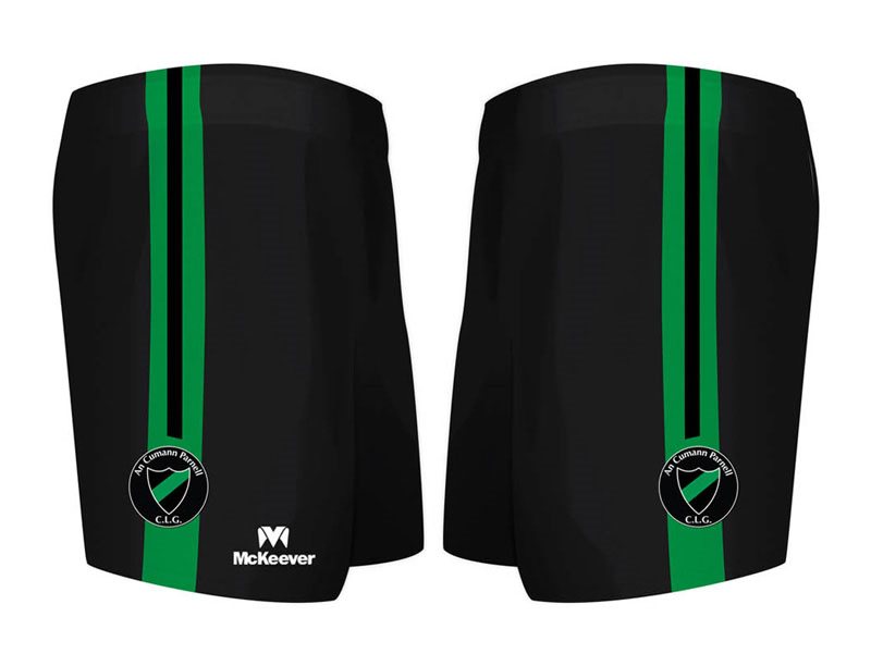 Mc Keever Parnells GAA Shorts - Youth - Black